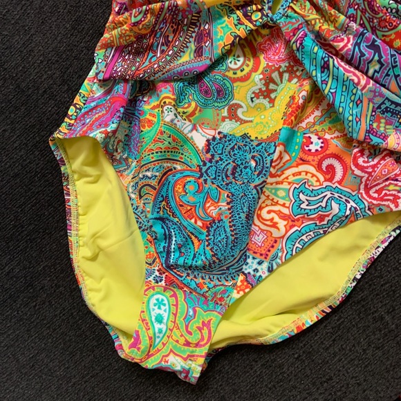 Bleu rod Beattie ladies onepiece swim suit size 6 - Picture 3 of 8